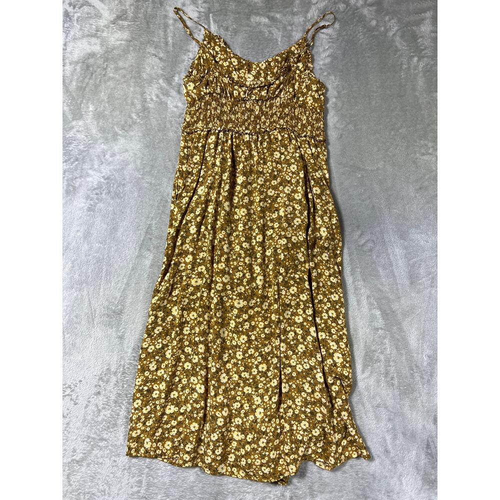Old Navy Cottagecore Floral Cami Sundress Smocked Waist Prairie Midi Medium - Picture 6 of 7